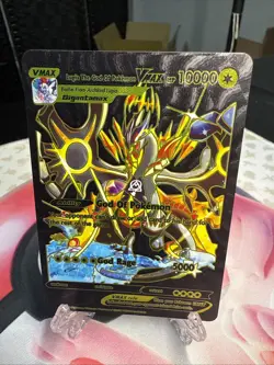 Lugia The God Of Pokemon VMAX Black and Red Foil Fan Art Display Hp10000💥💥💥💥 - Image 1