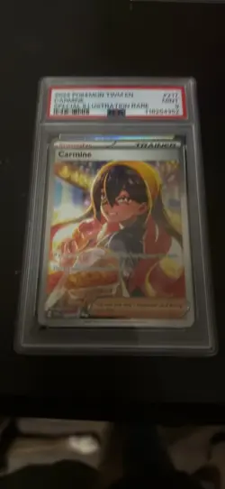 Carmine PSA 9 Pokemon Twilight Masquerade 2024 Special Illustration #217 - Image 1