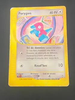 CARTE POKEMON PORYGON 103a/147 FR COMMUNE WIZARDS AQUAPOLIS - PL - Image 1
