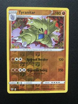 Tyranitar 088/189 Reverse Holo Rare Pokemon TCG Darkness Ablaze NM/M - Image 1