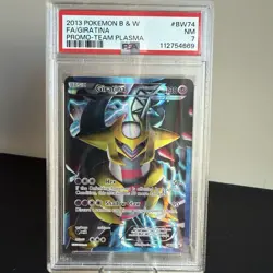 2013 POKEMON BW BLACK STAR PROMO GIRATINA #BW74 FULL ART PSA 7 NM #112754669 - Image 1