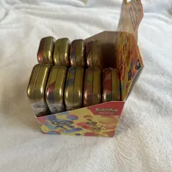 Pokemon TCG Scarlet Violet 151 Mini Tin Display 10 Tins Sealed Only 9/10 Arts - Image 4