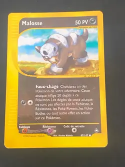 CARTE POKEMON MALOSSE 87/147 FR COMMUNE WIZARDS AQUAPOLIS - BE - Image 1