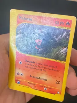 CARTE POKEMON MALOSSE 86/147 FR COMMUNE WIZARDS AQUAPOLIS - BE - Image 2