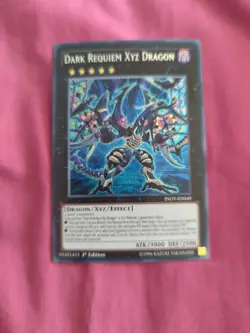 Dark Requiem XYZ Dragon INOV-EN049 Secret Rare 1st Edition Near Mint Yugioh - Image 1