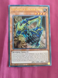 MP20-EN207 Infinitrack Anchor Drill Ultra Rare 1st Edition NM Condition Yugioh - Image 1