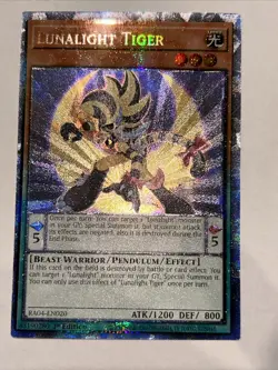 NM+ LUNALIGHT TIGER (PCR - Prismatic Collectors) 1st Edition Yugioh - RA04-EN020 - Image 1