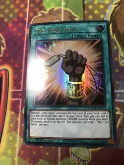 Yugioh The True Name MAMA-EN113 Ultra Pharaoh's Rare 1st Ed NM - Image 1
