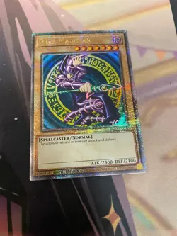 YUGIOH - DARK MAGICIAN - TN23 - QUARTER CENTURY RARE - NM - LIMITED - Image 1