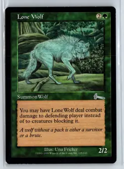 (2X) Lone Wolf Urza's Legacy Uncommon - MTG Magic the Gathering Card - Image 1