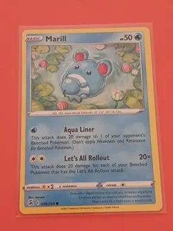 Marill 58/264 Common | Sword and Shield Fusion Strike | Pokemon Card TCG NM/M - Image 1
