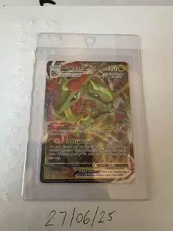 Pokemon Rayquaza VMAX Holo Card Evolving Skies Ultra Rare 111/203 - Image 1