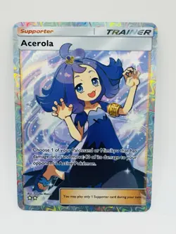 Pokemon Acerola Starlight Special DIY Doujin Kawaii Art Card - Image 1