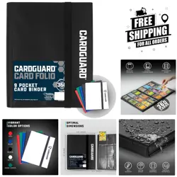 Durable 9-Pocket Card Binder - Acid-Free Pro-Folio for Pokemon & Sports Cards - Image 1