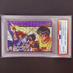 Rare/50Th Anniversary Limited Edition Card Yu Hakusho Weekly Shonen Jump Exhibit - Image 1
