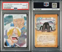 PSA10 One Piece Wafer Card Sanji Zeff - Image 3