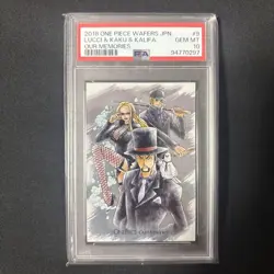 PSA10 One Piece Wafer Card Lucci Kaku Kalifa - Image 1