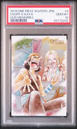 PSA10 One Piece Wafer Card Usopp Kaya - Image 4