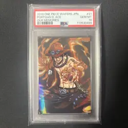 PSA10 One Piece Wafer Card Ace - Image 1