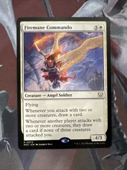 1x MTG Firemane Commando - Commander: March of the Machine (MOC) #73 - Magic - Image 1