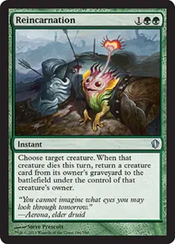 Reincarnation - Light Play MTG Commander 2013 Edition - Image 1