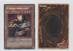 X-Saber Airbellum Limited Edition YuGiOh Hidden Arsenal 1 #HA01-EN011 2009 0a1 - Image 3