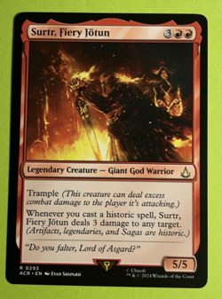 Surtr, Fiery Jotun ACR 293 MTG NM/M Never Played - Image 1