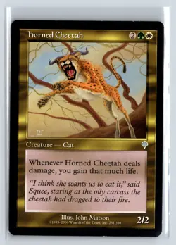 (2X) Horned Cheetah Invasion Uncommon - MTG Magic the Gathering Card - Image 3