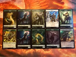 MTG 10 x Double-Sided Token Commander: Innistrad: Midnight Hunt Near-Mint! - Image 1