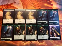 MTG 10 x Double-Sided Token Commander: Innistrad: Midnight Hunt Near-Mint! - Image 2