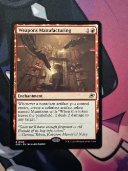 WEAPONS MANUFACTURING mtg NM-M Edge of Eternities 1 Rare - Image 1