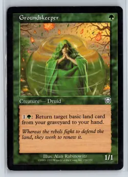 (2X) Groundskeeper - Mercadian Masques - MTG Magic the Gathering Card - Image 1