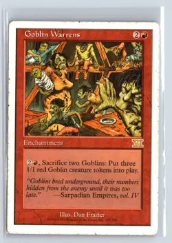 (2X) Goblin Warrens Sixth Edition Rare - MTG Magic the Gathering Card - Image 1