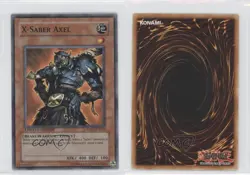 X-Saber Axel Limited Edition YuGiOh Hidden Arsenal 1 #HA01-EN010 2009 0e1 - Image 3