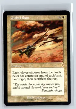 (2X) Global Ruin Invasion Rare - MTG Magic the Gathering Card - Image 1
