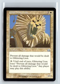 (2X) Glittering Lion Prophecy Uncommon - MTG Magic the Gathering Card - Image 3