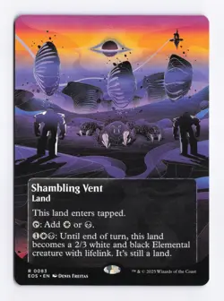 Shambling Vent (Borderless) 0083 (R) MTG Edge of Eternities Stellar Sights (EOS) - Image 1