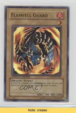 Flamvell Guard Limited Edition YuGiOh Hidden Arsenal 1 #HA01-EN009 2009 READ 0l2 - Image 1