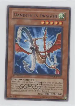 Handcuffs Dragon 1st Ed. YuGiOh The Duelist Genesis #TDGS-EN013 2008 0j6 - Image 1