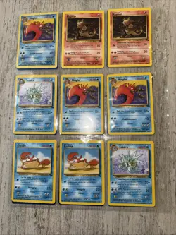Pokemon Fossil Set Vintage Cards Lot of 29 NM - Image 3