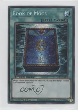 Book of Moon 1st Ed. YuGiOh Speed Duel GX: Duel Academy Box #SGX1-ENI15 - Image 1