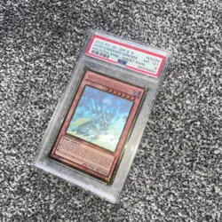 YuGiOh - Gorz The Emissary of Darkness - Ghost Rare - GLD5-EN024 (PSA 8) - Image 4
