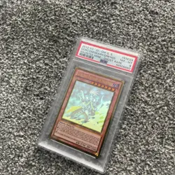 YuGiOh - Gorz The Emissary of Darkness - Ghost Rare - GLD5-EN024 (PSA 8) - Image 5