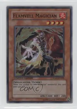 Flamvell Magician Limited Edition YuGiOh Hidden Arsenal 1 #HA01-EN008 2009 e6j - Image 1