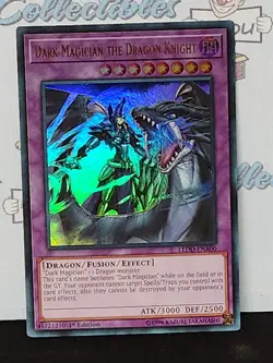 Yugioh 1st Edition Dark Magician The Dragon Knight Ultra Rare Holo Trading - Image 5
