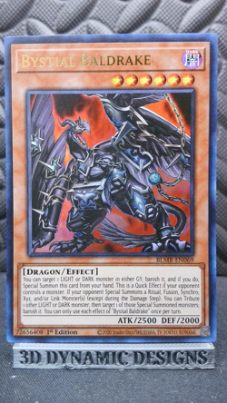 | Yugioh Bystial Baldrake BLMR-EN069 1st Edition Ultra Rare NM 🔥 | - Image 1