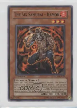 The Six Samurai - Kamon 1st Ed. YuGiOh Strike of the Neos #STON-EN008 2007 - Image 1