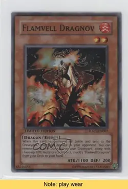 Flamvell Dragnov Limited Edition YuGiOh Hidden Arsenal 1 #HA01-EN007 READ e6j - Image 1