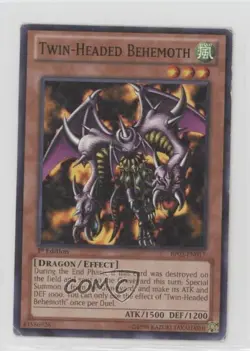 Twin-Headed Behemoth 1st Ed. YuGiOh Battle Pack 2: War of the Giants #BP02-EN017 - Image 1