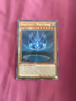 World Legacy - World Crown CYHO-EN011 Rare Near Mint Mixed Edition Yugioh - Image 1